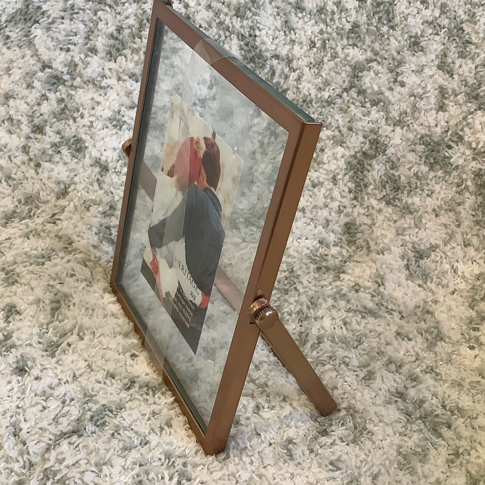 Drexel Heritage Copper-Tone Glass Picture Frame NWT 2x3” - Picture 7 of 12